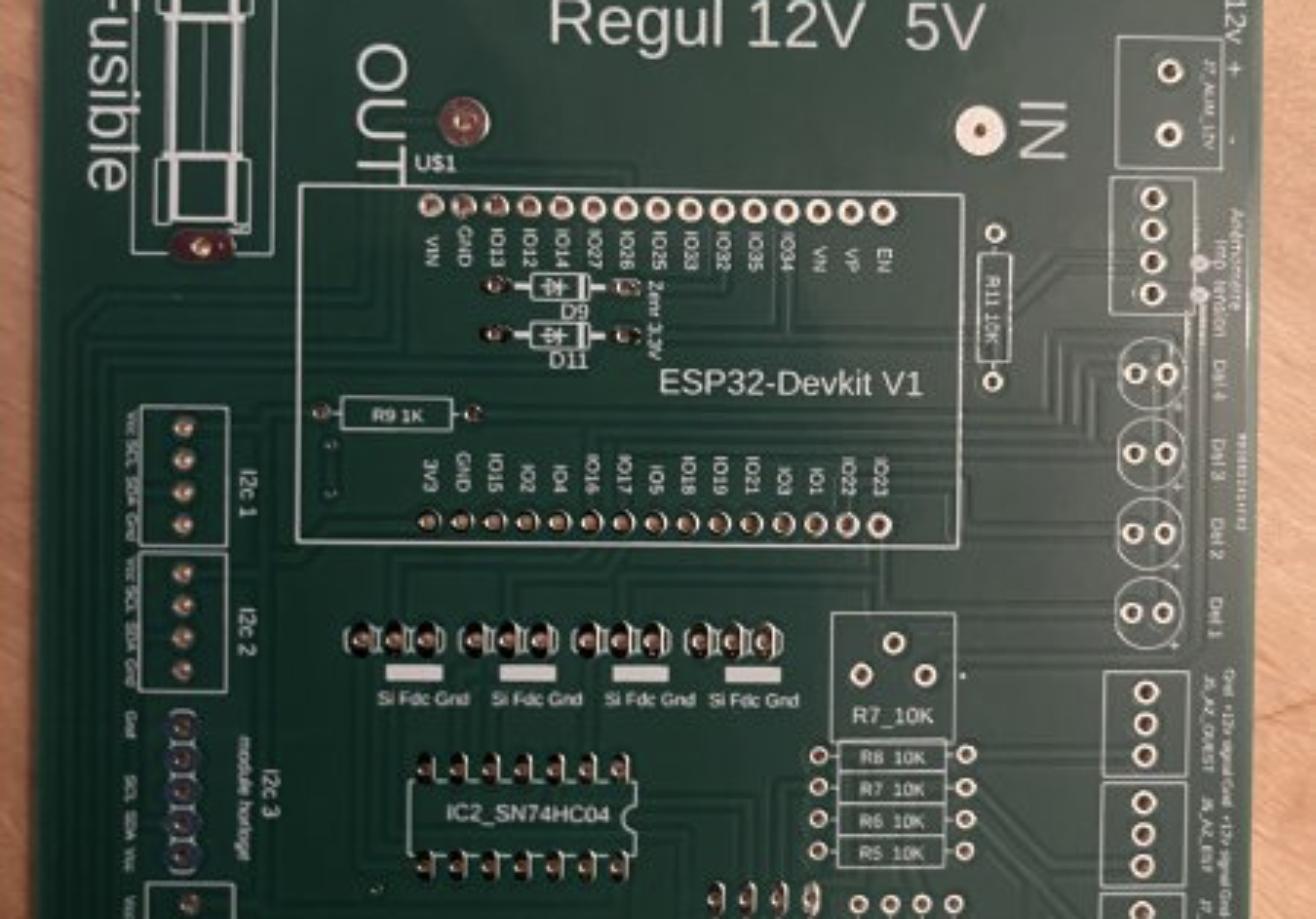 Nouvelle carte PCB ESP32 V30 avec régulateur 12V/5V